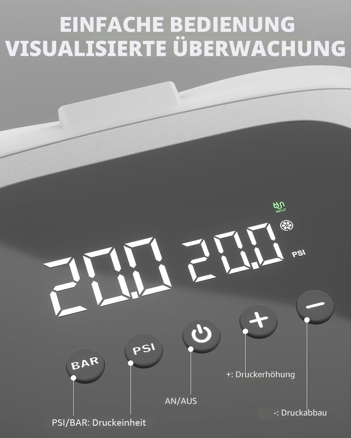 Swonder SUP-Pumpe, 30% Schnellere Inflation SUP Pumpe Elektrisch, Kompakte & Leichte Elektrische Luf