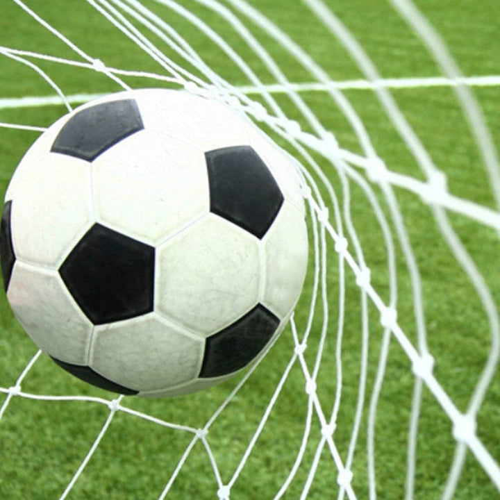 Fdit Fussball Tor Net, Polypropylen (PP) Fussball Sport Ersatz Tor Netze weiss, für Sport Match Trai