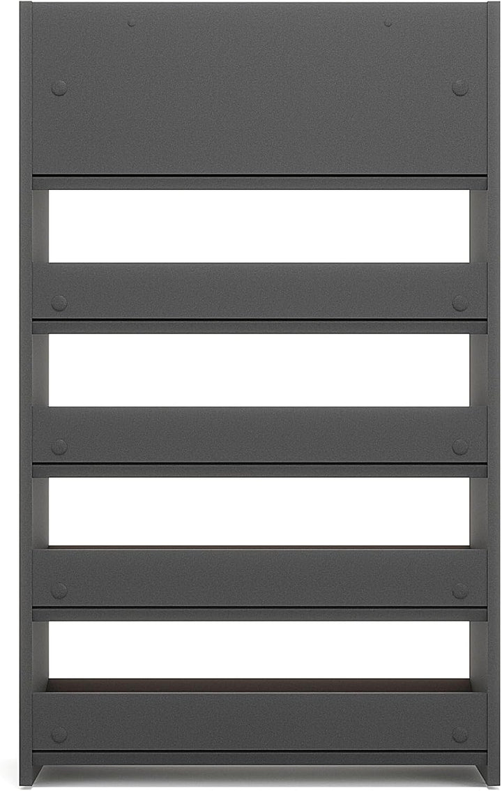 KOMTO Schuhregal Schmal - Schuhablage Flur mit 5 Ebenen Offener Schuhschrank Schuh Organizer Platzsp