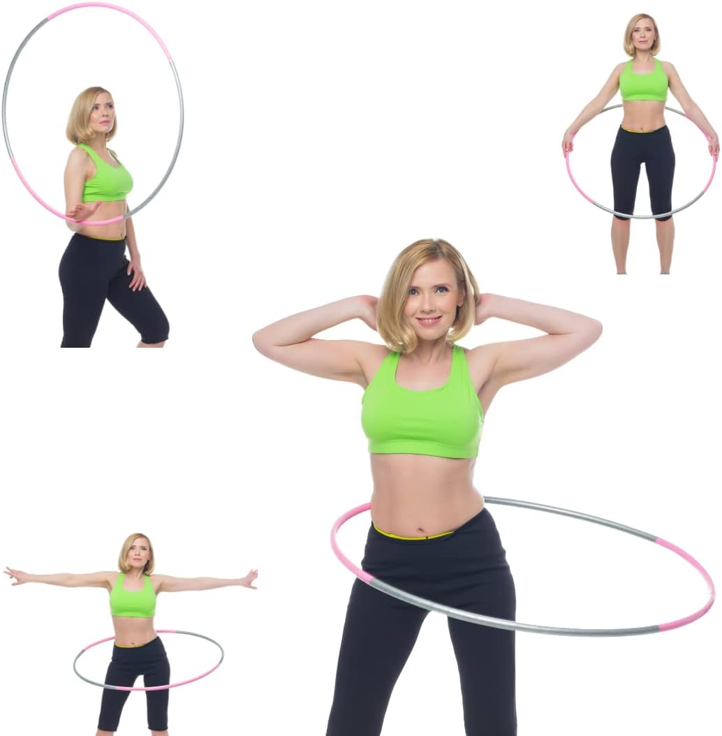 Hula-Hoop-Reifen mit 6-8 Elementen für Kinder und Erwachsene - zum Abnehmen oder Fitness, Sport für
