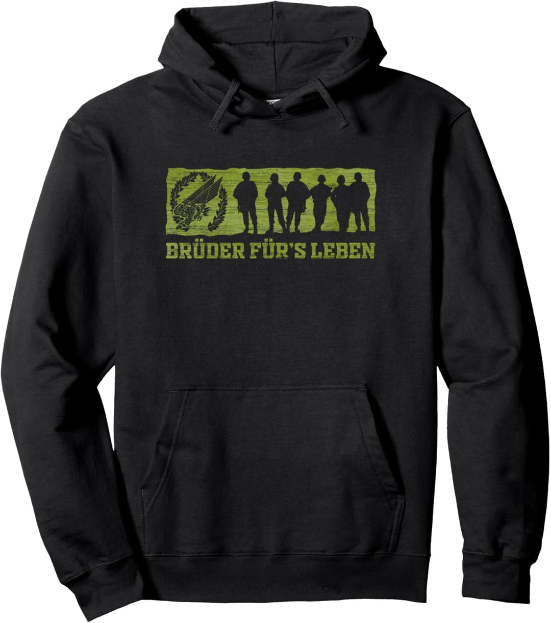 Bundeswehr Fallschirmjäger Brüder fürs Leben Soldat Geschenk Pullover Hoodie
