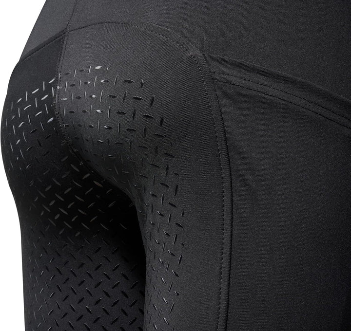 PFIFF 103100 Damen Reitleggings „Selina“ mit Handytasche L Schwarz, L Schwarz