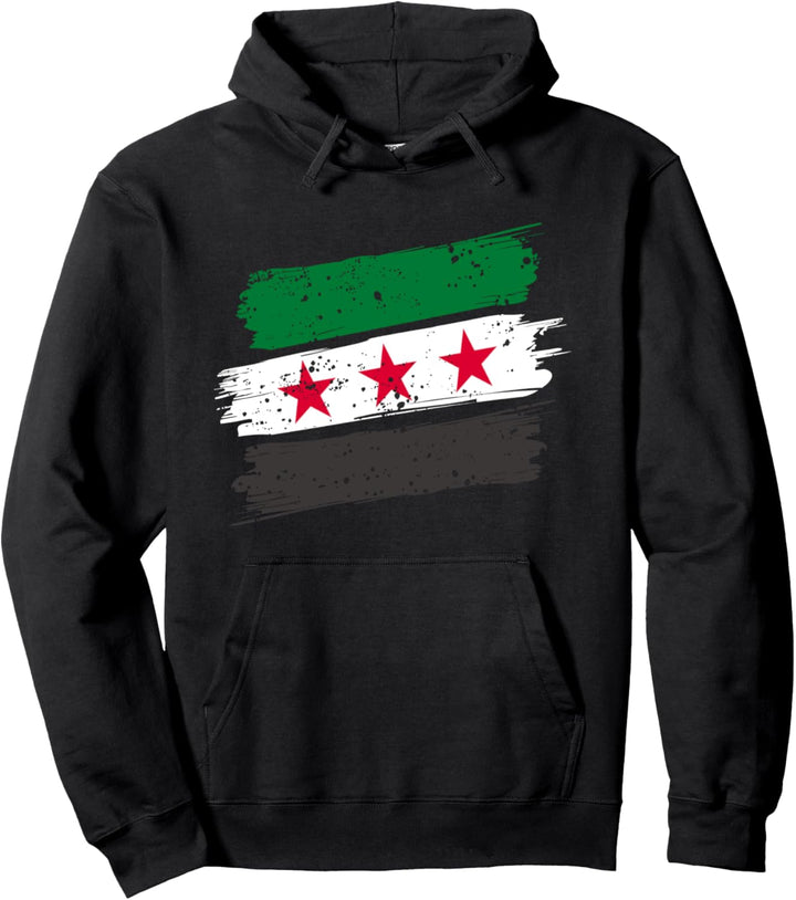 Syrien-Flagge, mit Syrien-Flagge. Pullover Hoodie