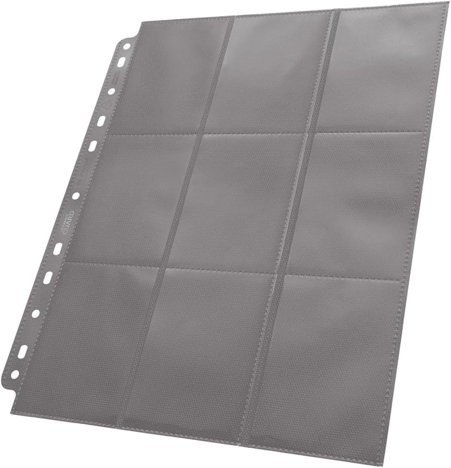 Ultimate Guard 18-Pocket Pages Side-Loading Grau (50) UGD010490