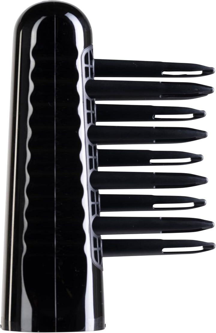 Braun Satin Hair 3 Warmluft-Lockenbürste, inkl. Kamm- und Bürstenaufsatz, AS 330, schwarz, 1er Pack,
