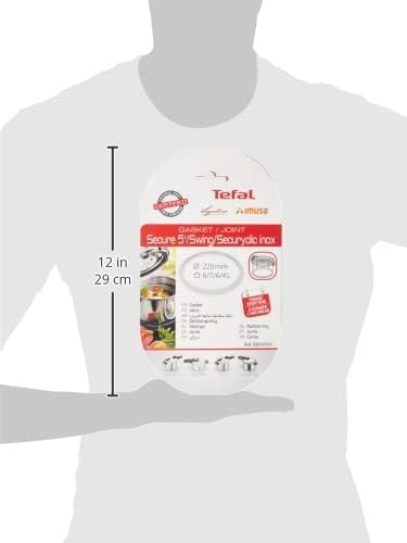 Tefal X90101 Dichtungsring l für Secure 5 l für den 4l und 6l Topf l 22 cm l Weiss