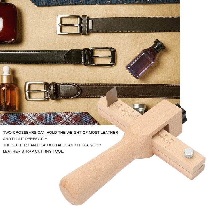 Einstellbare Lederband Cutter Holzschneidemaschine Maker für Streifen Gürtel DIY Handschneidewerkzeu