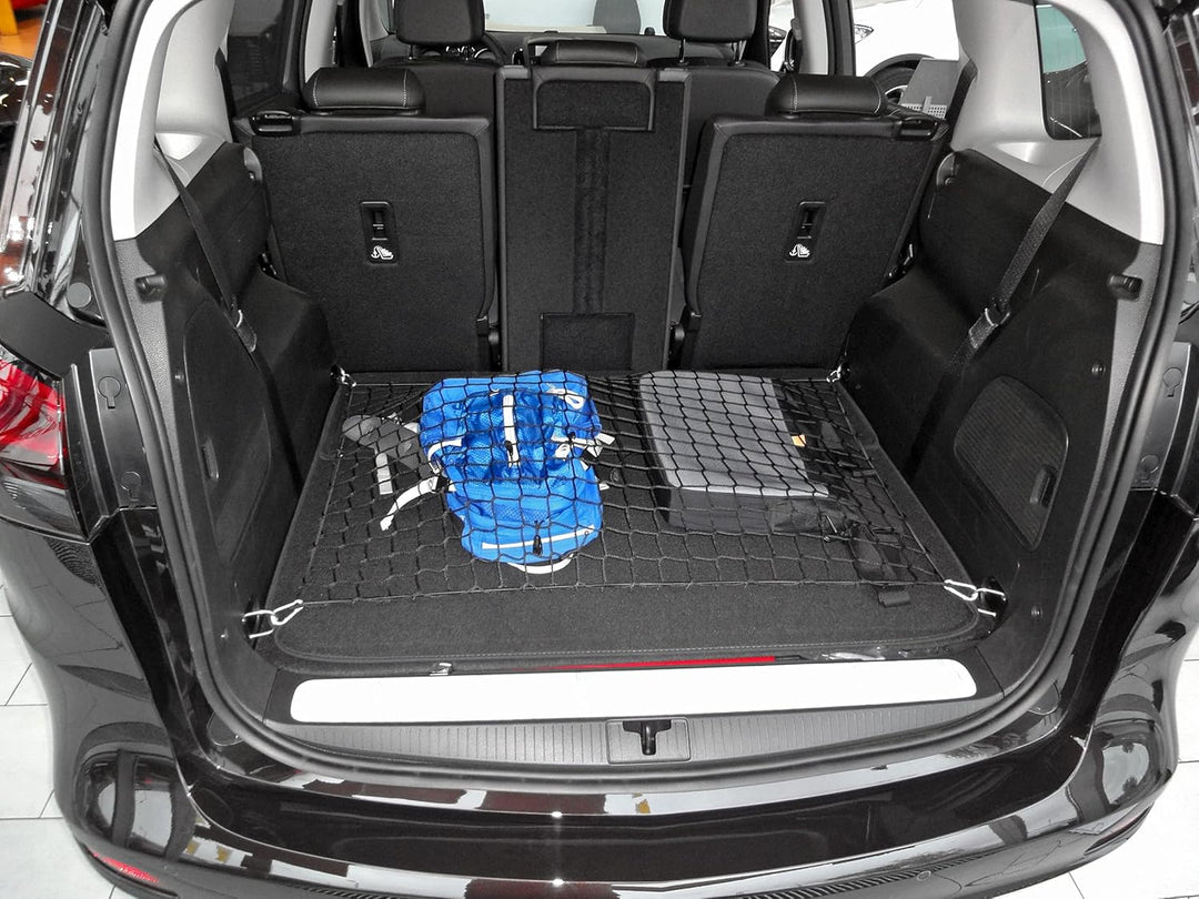 Kofferraum Netz Kompatibel mit Opel Zafira C Tourer Minivan : von 2011, Gepäcknetz Elastisch Kofferr