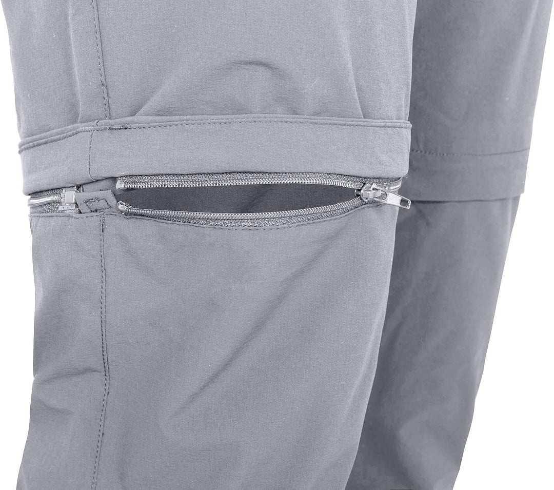 Bergson Herren Zipp-Off Hose ARRESÖ Comfort - Bermuda Zipp off - leicht - bielastisch - bequem - str