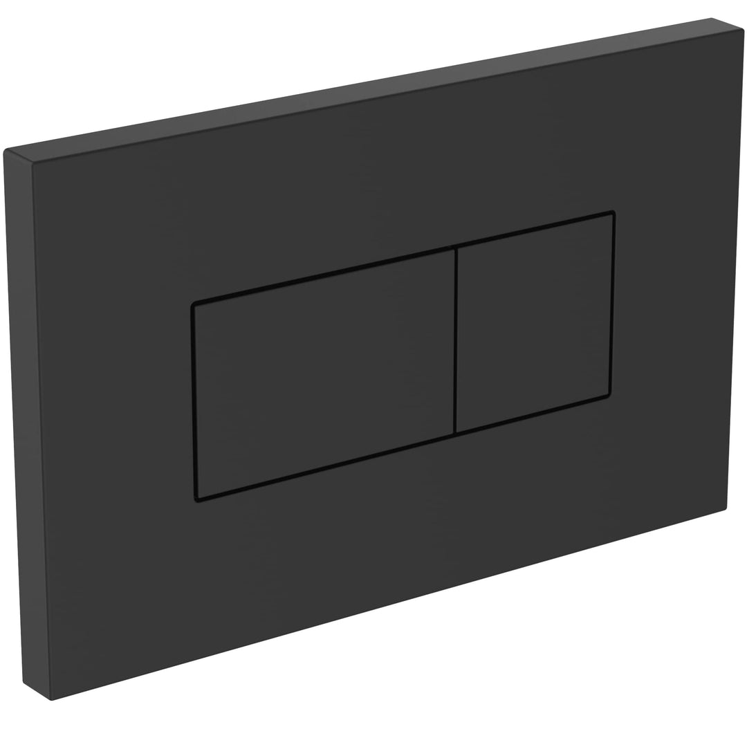 Ideal Standard R0110A6 Solea Betätigungsplatte Solea P2 Pneumatic Toilet Flush Plate - Black Schwarz