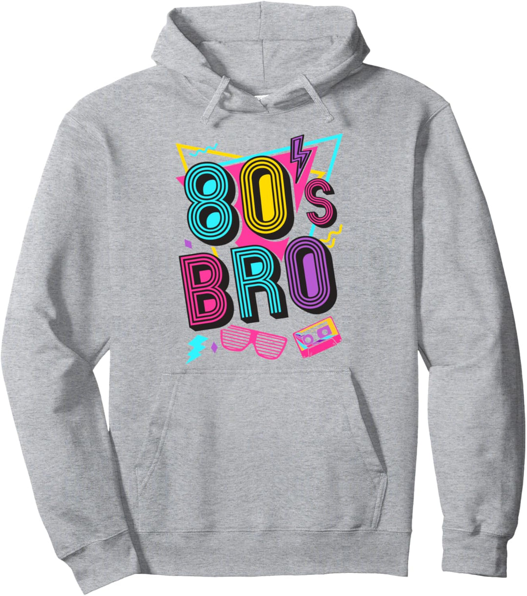 80s Bro Ich liebe die 80er Pullover Hoodie