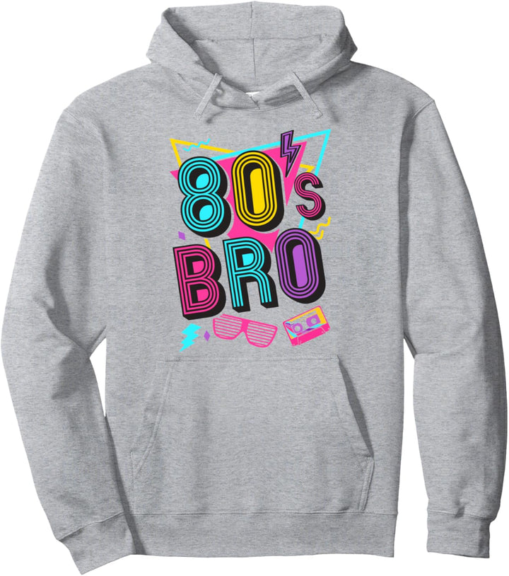 80s Bro Ich liebe die 80er Pullover Hoodie