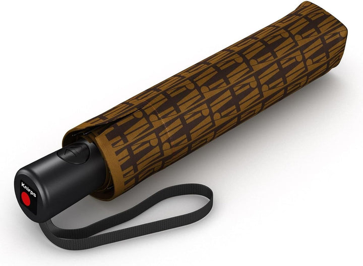 Knirps A.200 Medium Duomatic Taschenschirm - kompakt und sturmfest - im Windk getestet Trust Caramel