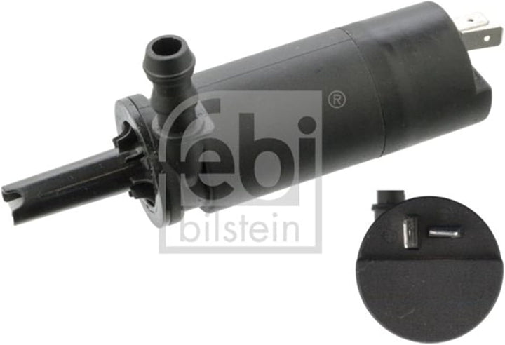 febi bilstein 106198 Waschwasserpumpe für Scheinwerferreinigungsanlage, 1 Stück