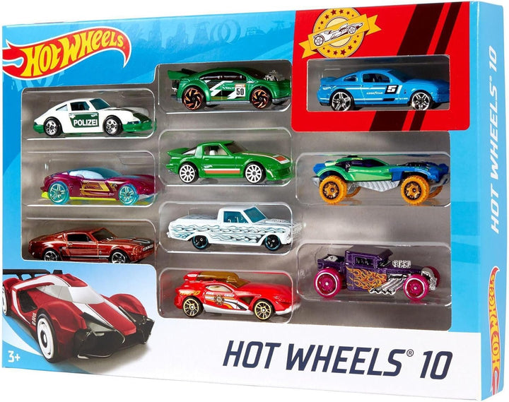 Hot Wheels FTB65 - Action Korkenzieher Crash Trackset, Auto Rennbahn mit 3 Loopings und Beschleunige