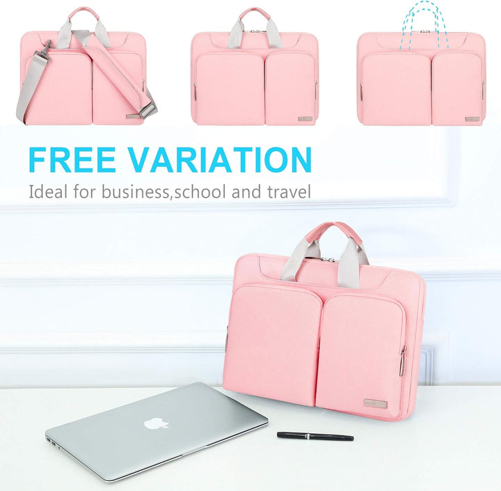 Lacdo wasserabweisende Laptop-Hülle Tasche 13 Zoll Neu MacBook Air Pro Rosa, 13 Zoll Neu MacBook Air
