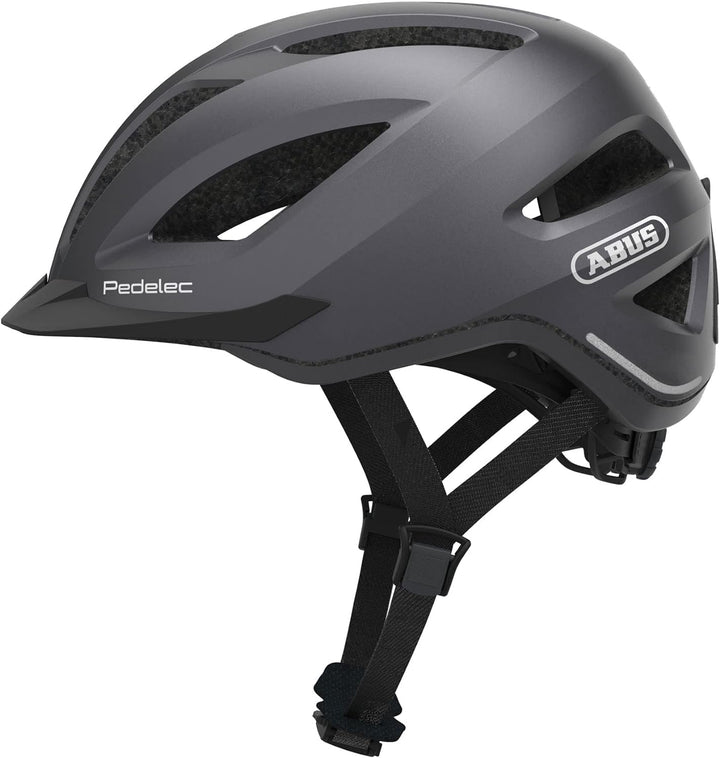 ABUS City-Helm Pedelec 1.1 - Fahrradhelm mit Rücklicht für den Stadtverkehr - für Damen und Herren L