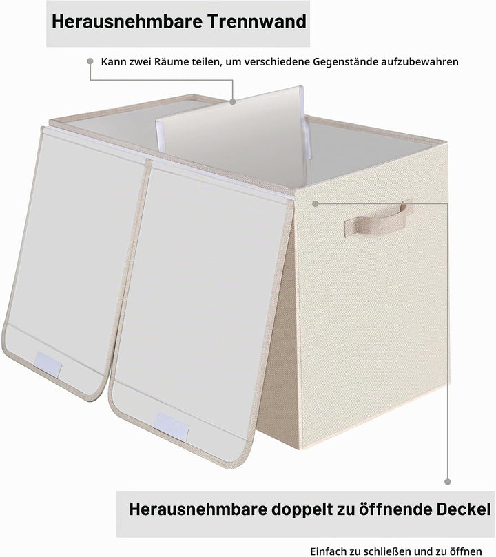 GRANNY SAYS Aufbewahrungsbox Spielzeug, Spielzeugkiste mit Deckel Gross, Faltbar Aufbewahrungsbox Ki