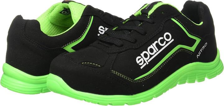 Sparco Nitro Unisex Industrial Shoe 42 EU Schwarz, 42 EU Schwarz