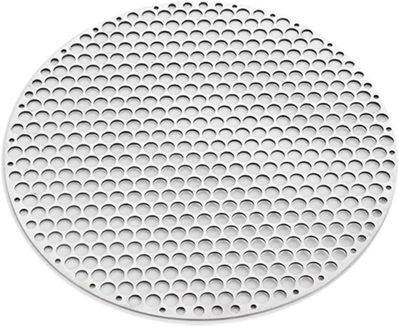 Runder Edelstahl-Grillrost, rundes Grillnetz, Drahtgeflecht, Gestell für Outdoor-Camping, Kochgeschi