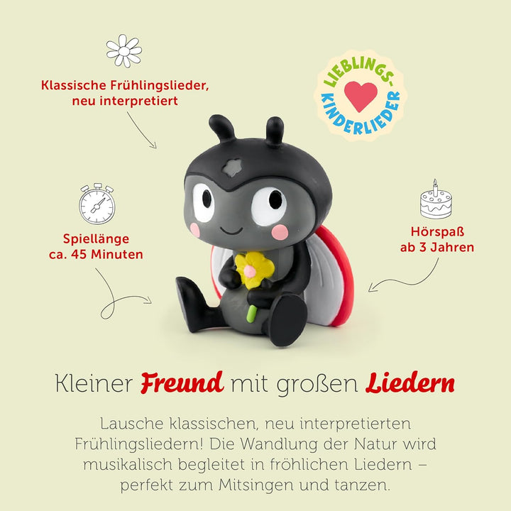 Tonies Hörfiguren für Toniebox, 23 Lieblings-Kinderlieder – Frühlingslieder, Kinderlieder ab 3 Jahre