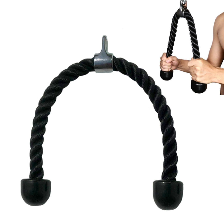 LAPONO Nylon Trizepsseil, Kraftstation Trizeps Seil Pull Down Gedrehtes Seil Trizepstau zum Herunter
