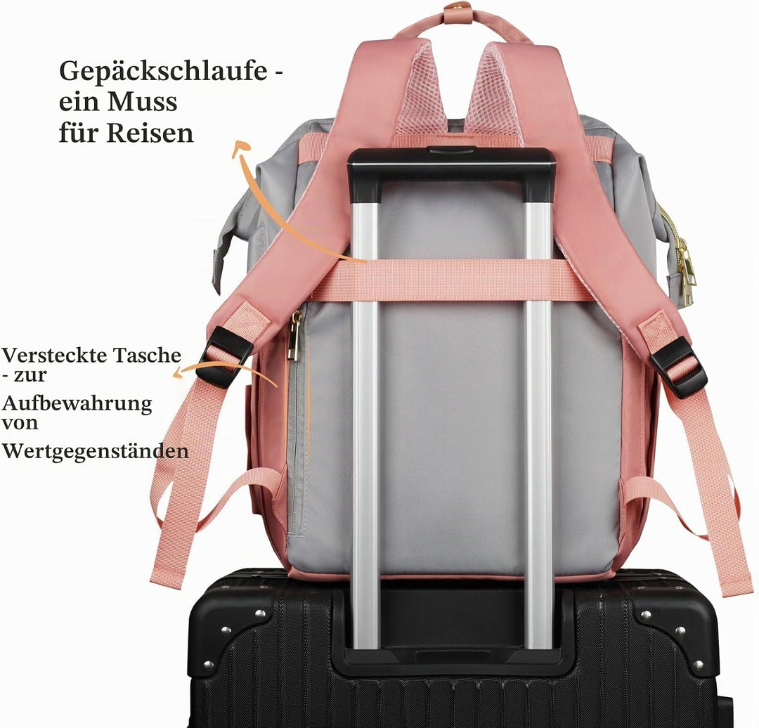 RJEU Rucksack Damen,Schulrucksack Mädchen Teenager Schulranzen Schultasche für Studium Universität S