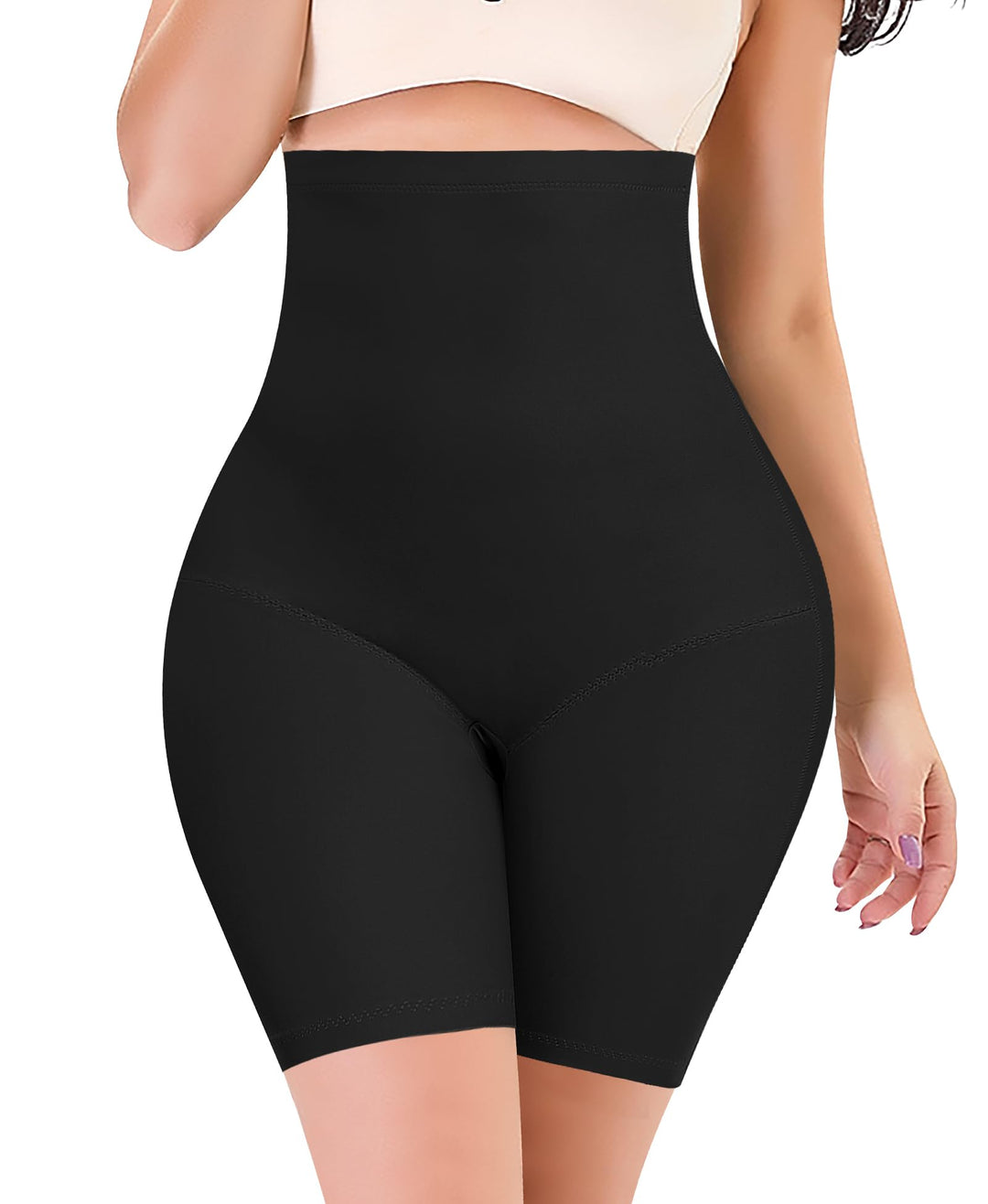 YARRCO Bauchweg Unterhose Damen Shapewear Spitze Miederhose Figurformende Unterwäsche Hohe Taille Mi