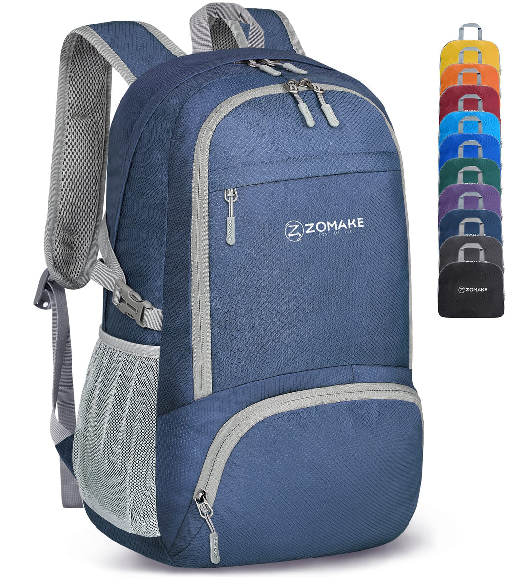 ZOMAKE Leicht Faltbarer Rucksack Packbare Backpacks 30L,Kleiner Faltbar Wanderrucksack Wasserdicht f