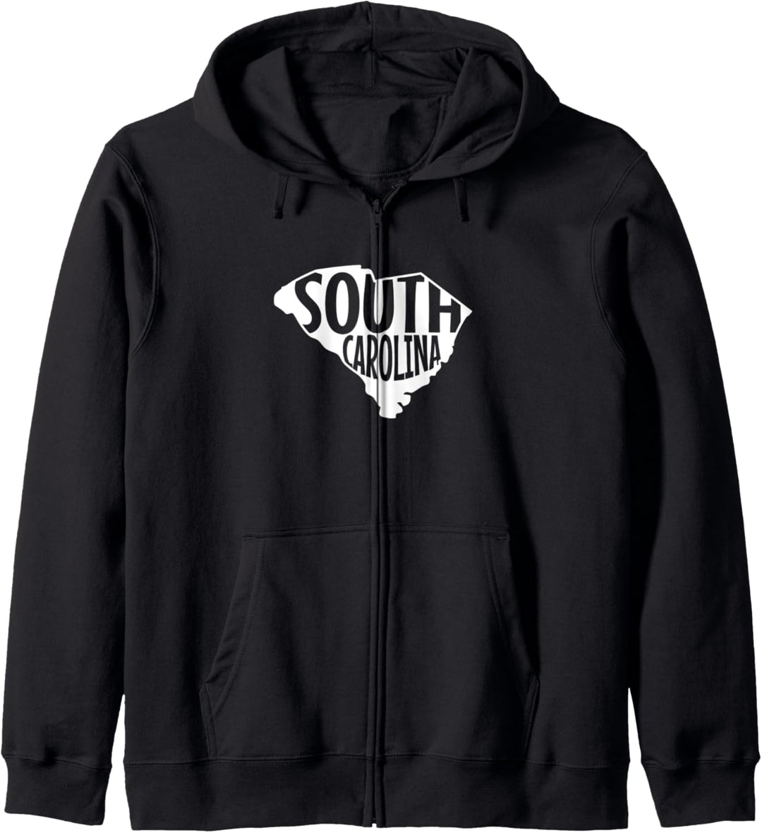 South Carolina Silhouette Art S.C. Souvenir Geschenk Kapuzenjacke