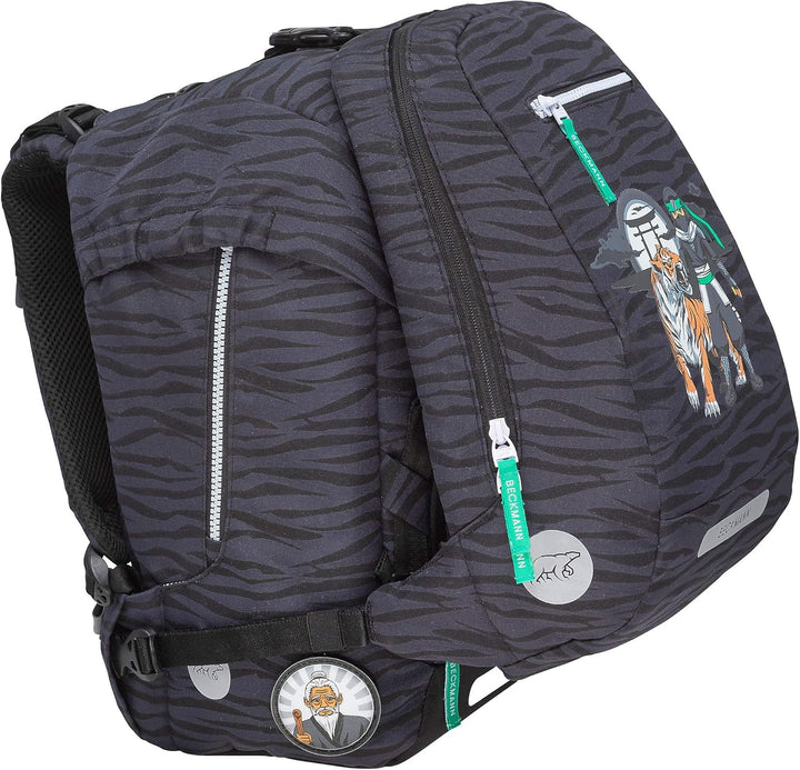 Beckmann of Norway Classic 22 Liter Schulranzen Set 4tlg. 1. Klasse, Beckmann Farbe:Ninja Tiger