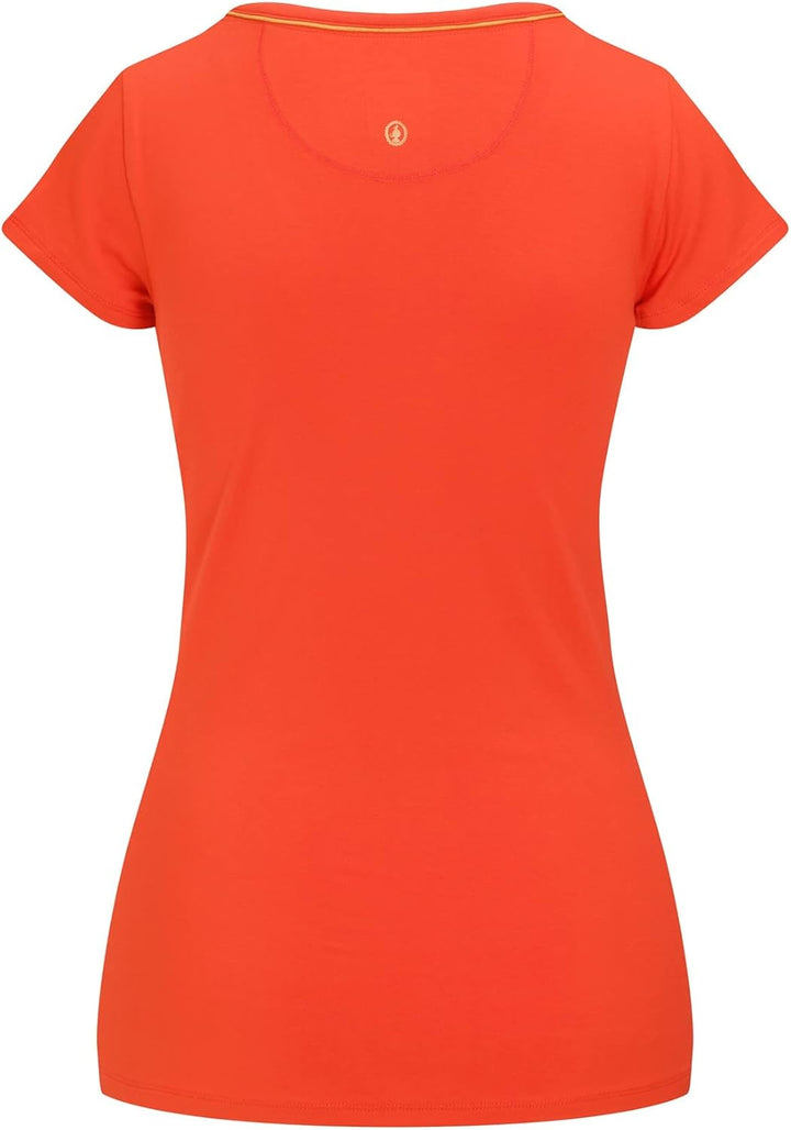 Pip Studio Kurzarm Top Toy Solid | Koralle - L