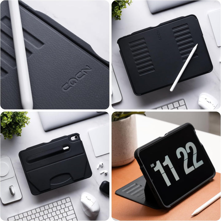 ZUGU iPad Air 5 / Air 4 Hülle 10.9 2022/2020 5. & 4. Generation schlanke Schutzhülle 8 Winkel-Stände