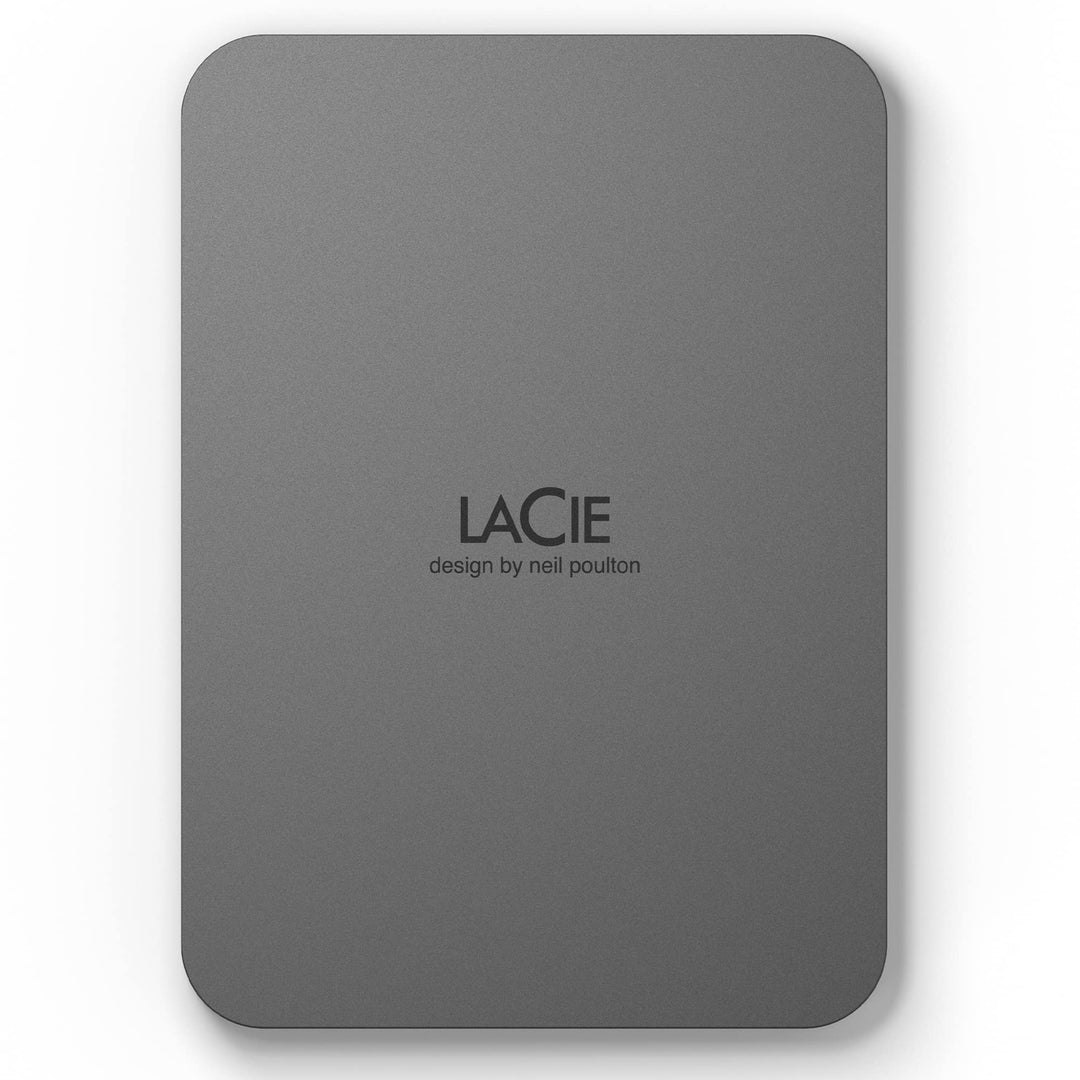 LaCie MOBILE DRIVE Secure 4TB tragbare externe Festplatte, 2.5 Zoll, Mac & PC, space grey, inkl. 2 J