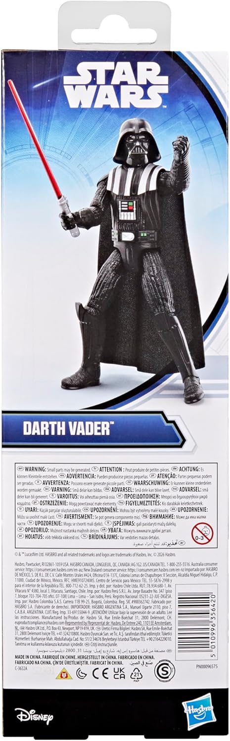 Star Wars Titan Series Darth Vader, 30 cm Action-Figur & Accessoire, Spielzeug für Jungen und Mädche