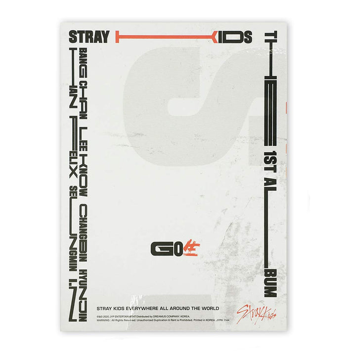 STRAY KIDS 1st Album - GO生 [ Standard ver. / A Type ] CD + Photobook + Photocards + Unit Lyric Leafl