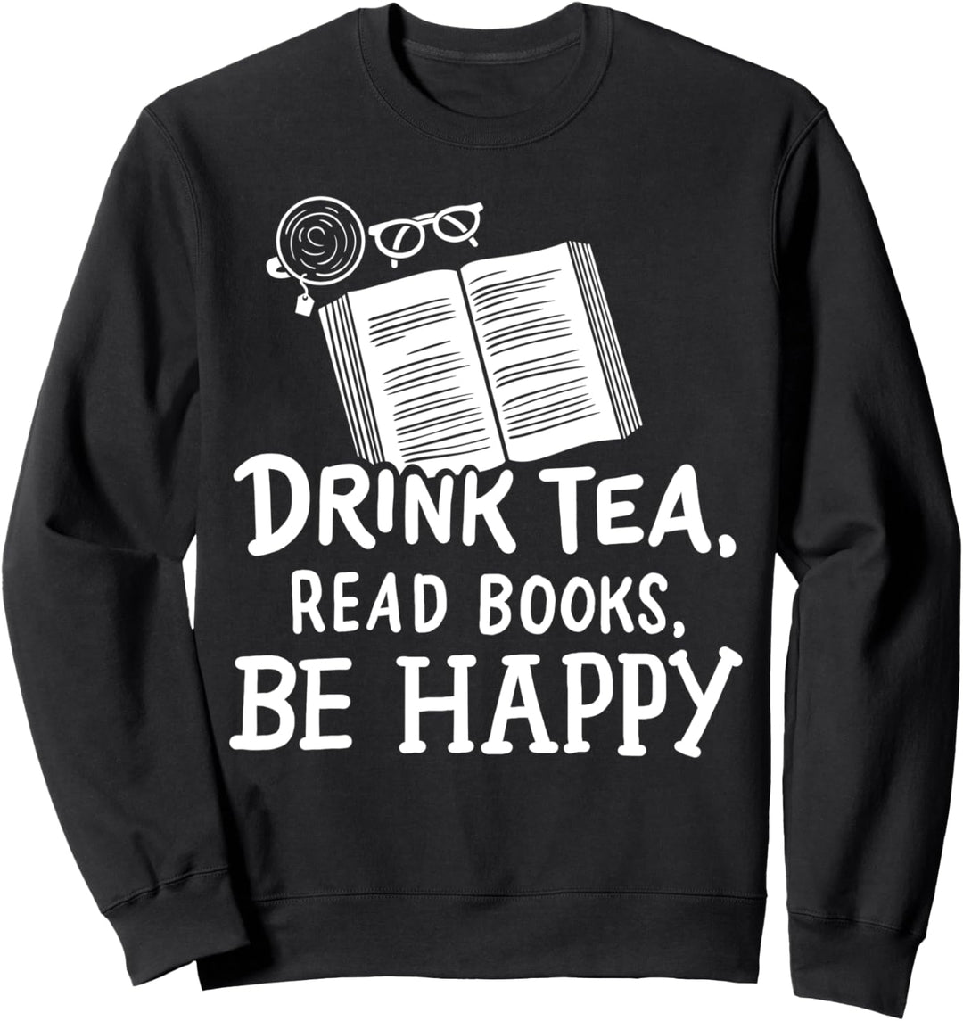 Buch Lesen Teetrinker Leser Entspannen Sweatshirt