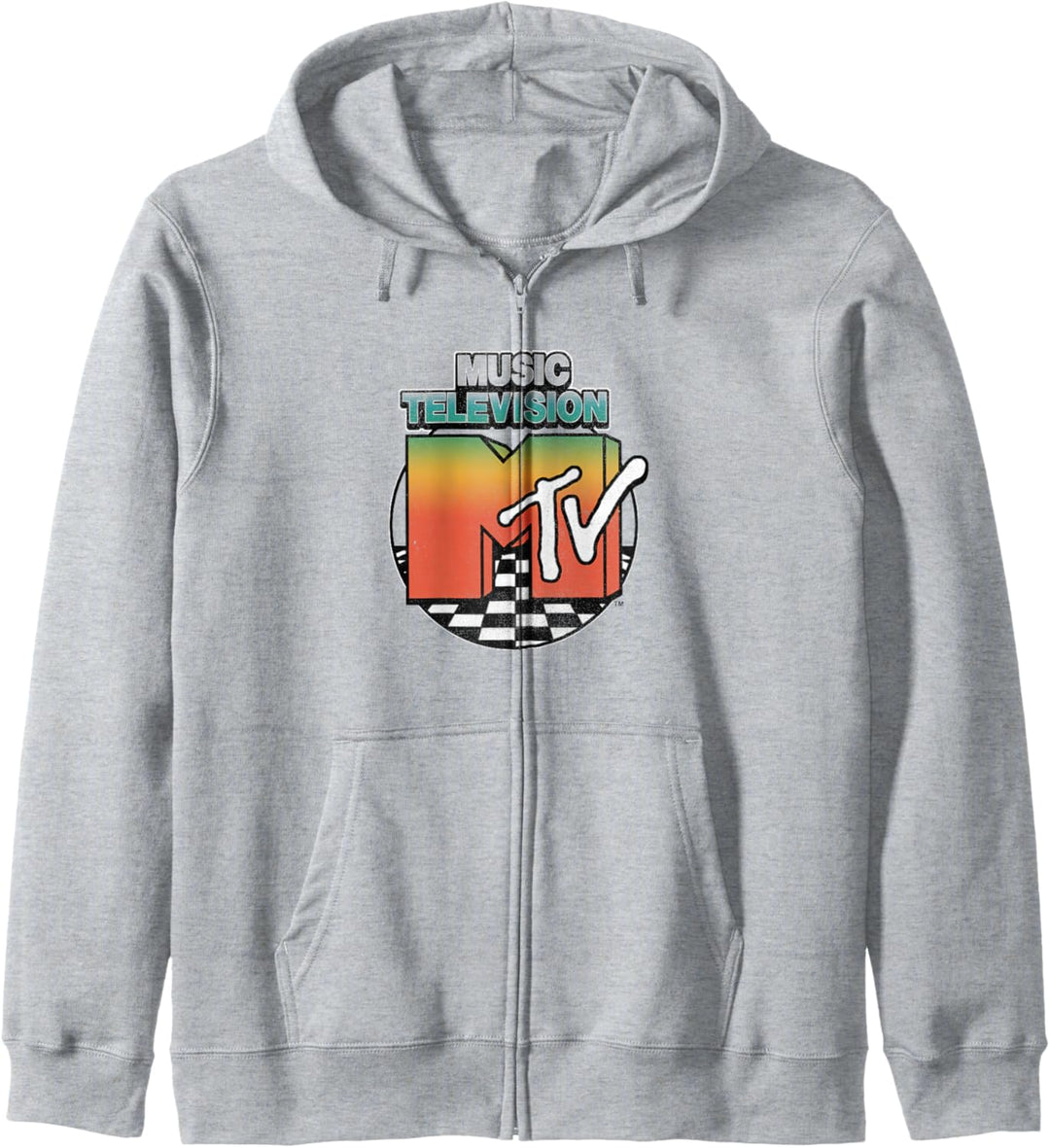 MTV Logo Circle Color Fade Kapuzenjacke