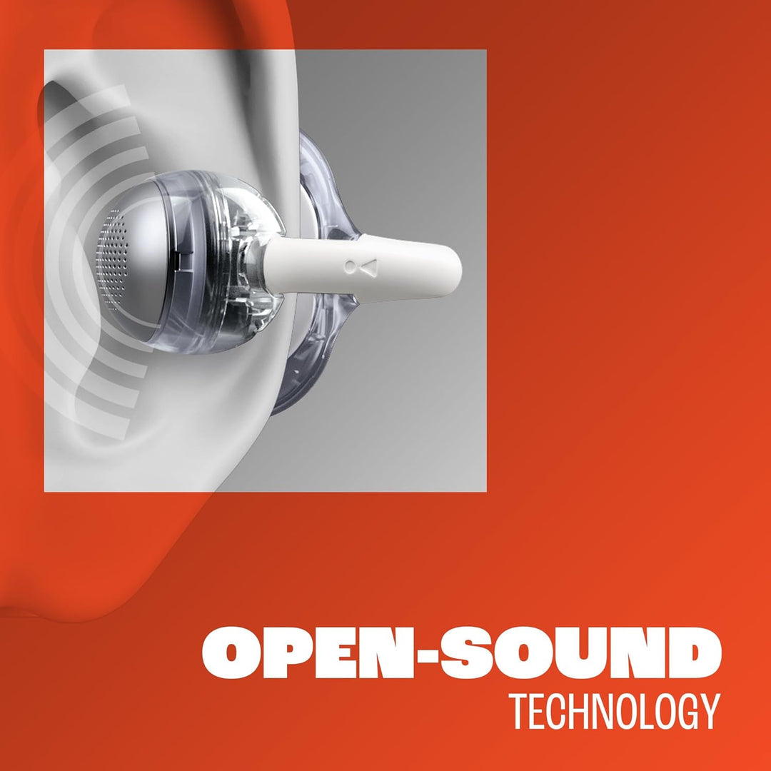 JBL Soundgear Clips True Wireless Open-Ear-Kopfhörer, SonicArc Design, bis zu 32 Stunden Spielzeit,