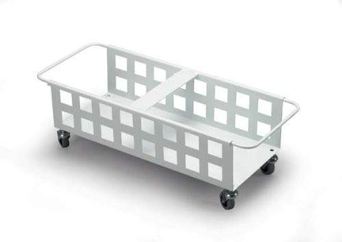 Durable Fahrwagen Durabin Square Trolley Duo für zwei 40 Liter, weiss, 1801622010, 40 l