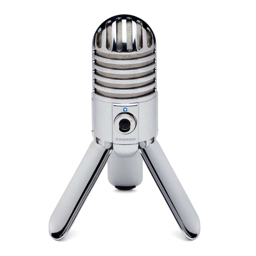 Samson Meteor Mic USB Studio/Podcast Mikrofon silber silber Single, silber Single