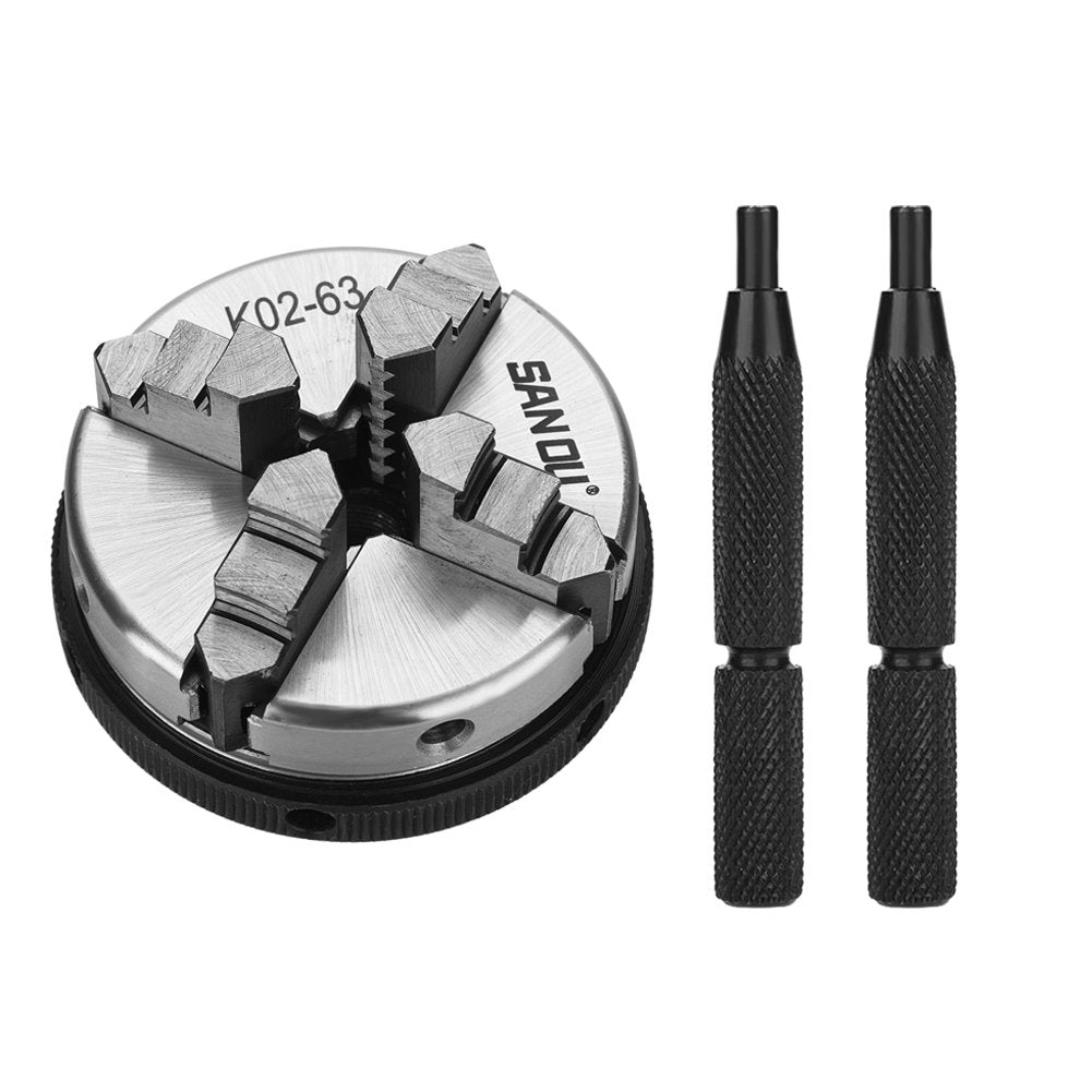 Drehfutter, K02-63 Selbstzentrierendes Drehfutter Selbstzentrierendes 4-Backen-Drehfutter Metalldreh