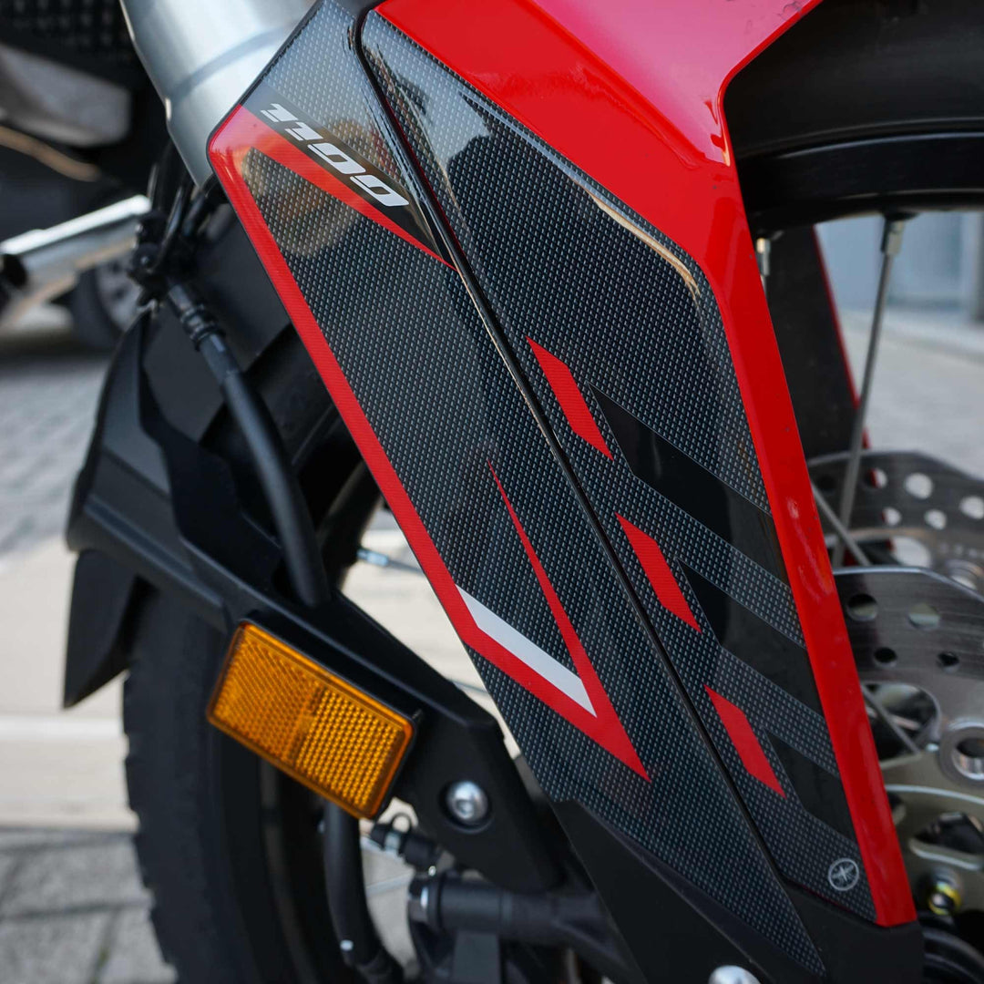 labelbike - 2 3D-Aufkleber für den Schutz des vorderen Kotflügels, kompatibel mit Honda Africa Twin