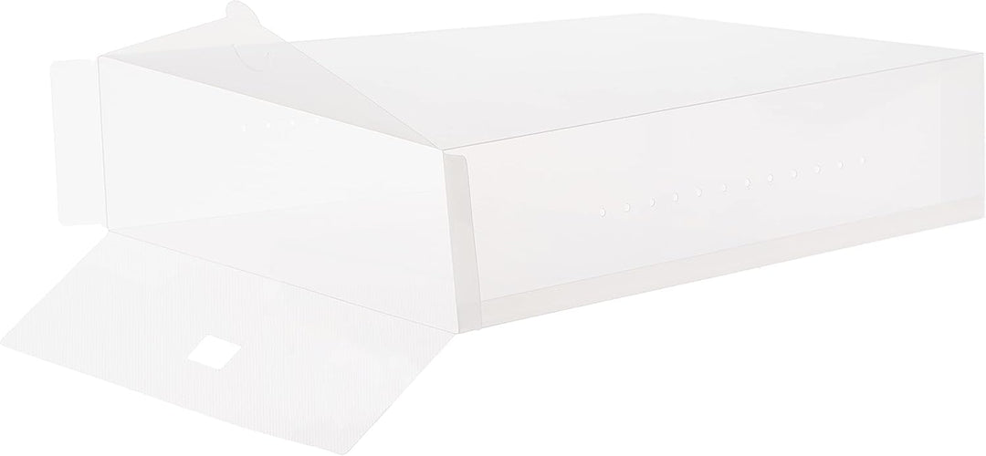 Whitmor klar Vue Collection Damen Schuh Box, 2er-Set Boot-Boxes Stiefel-Box, 2-er Set, Stiefel-Box,