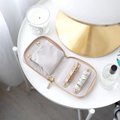 Stackers Compact Jewellery Roll Blush Pink