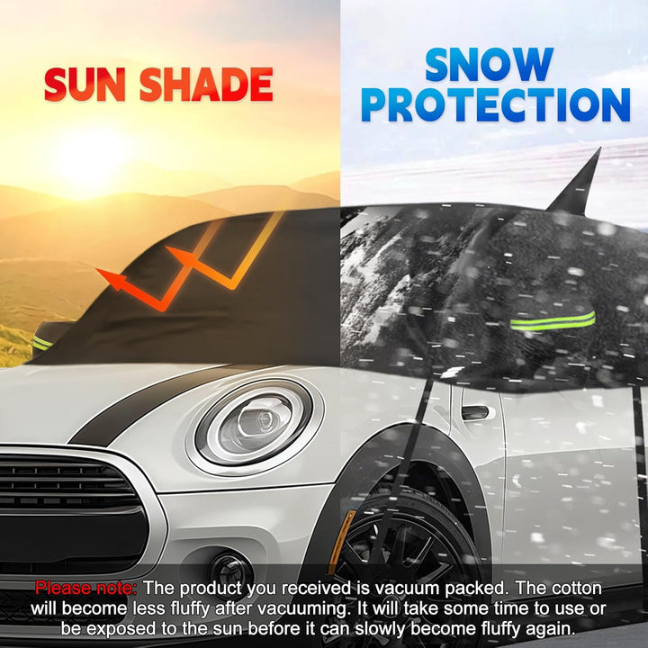 Autoabdeckung Wasserdicht Ersatz für Mini Cooper 3 Door 2000-2026 Mini Hardtop, Sonnenfest Hälfte Au