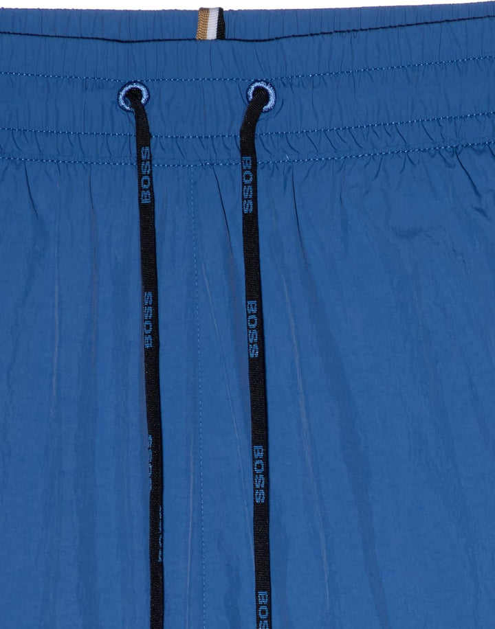 BOSS Herren Mooneye Badeshorts mit Umriss-Logo-Print S Bright Blue 436, S Bright Blue 436