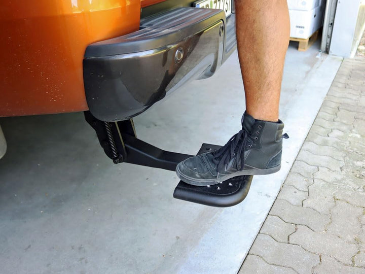 Klappbare Hecktrittstufe schwarz Trittstufe Einstiegshilfe Stufe Tritt