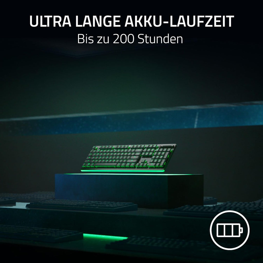 Razer DeathStalker V2 Pro (Red Switch) - Kabellose Optische Low-Profile-Gaming-Tastatur (Lineare Opt