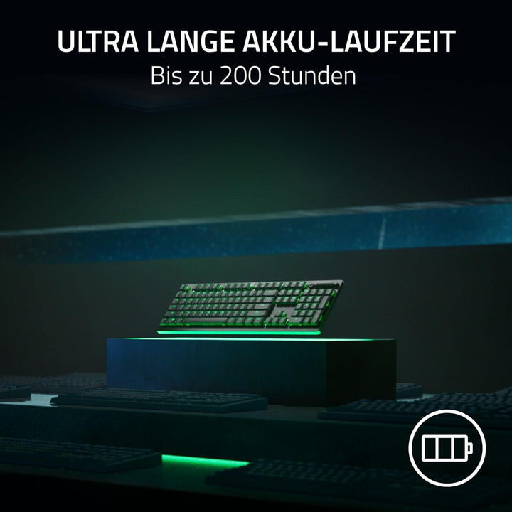 Razer DeathStalker V2 Pro (Red Switch) - Kabellose Optische Low-Profile-Gaming-Tastatur (Lineare Opt